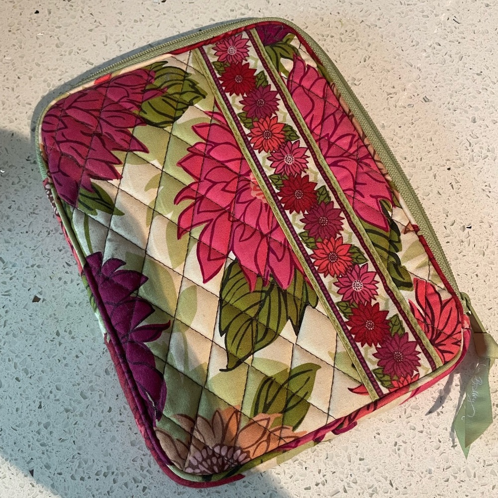 Vera Bradley Pink and Green Floral Bag